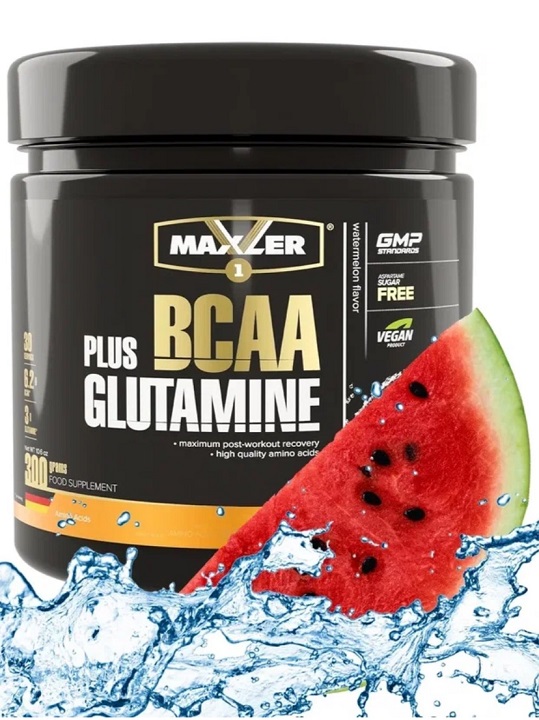 Аминокислоты Maxler BCAA+Glutamine 300г — изображение 3