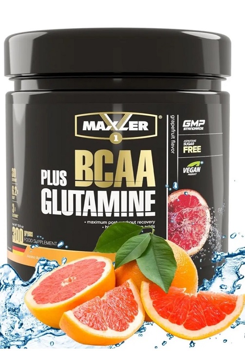Аминокислоты Maxler BCAA+Glutamine 300г — изображение 2