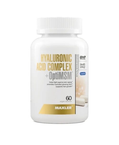 Гиалуроновая кислота Maxler Hyaluronic Acid complex + OptiMSM 60 капсул