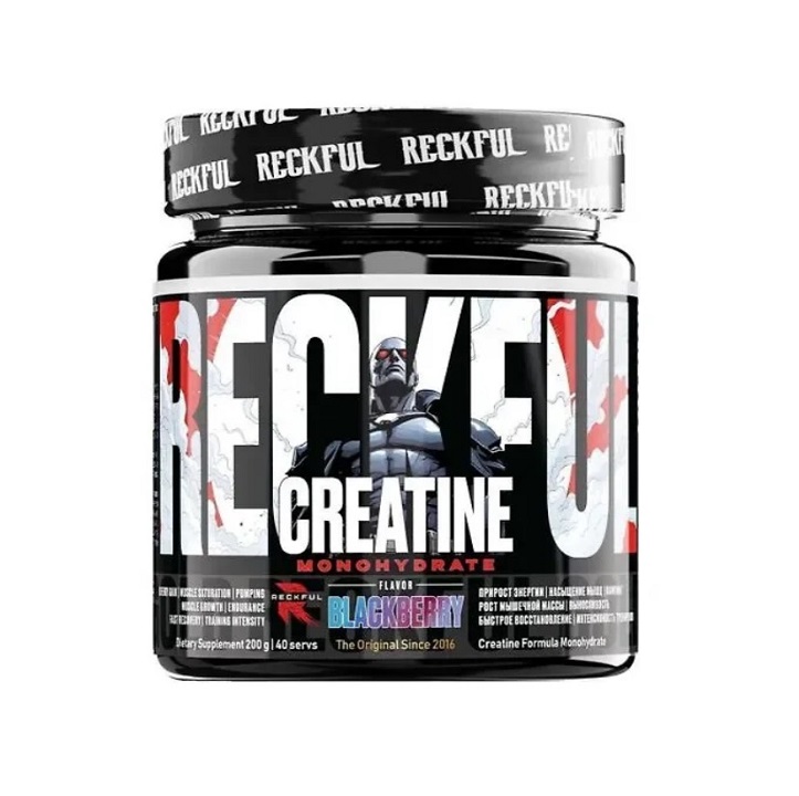 Креатин моногидрат в порошке Reckful Creatine Monohydrate