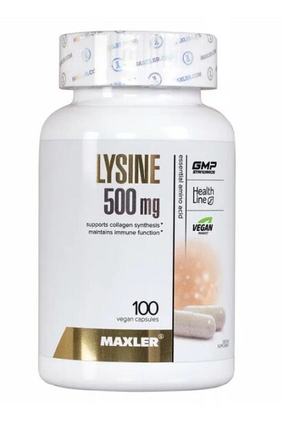 Аминокислота Maxler L-LYSINE 500мг 100 капсул