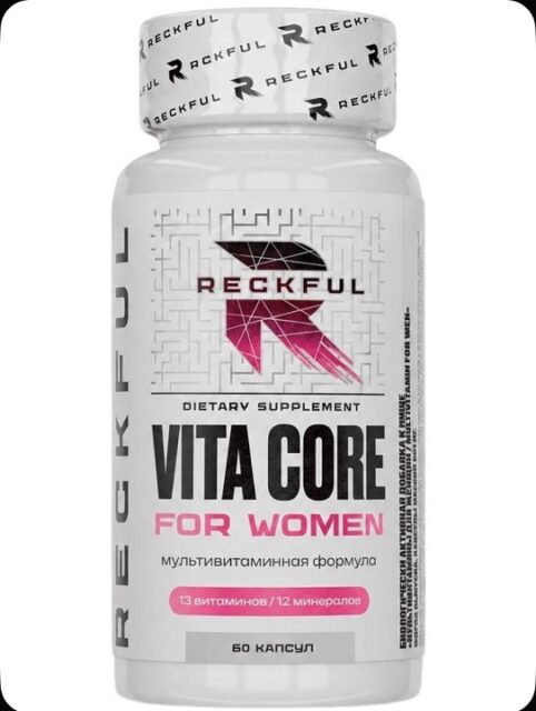Комплекс витаминов Reckful Vita Core for women 60 капсул