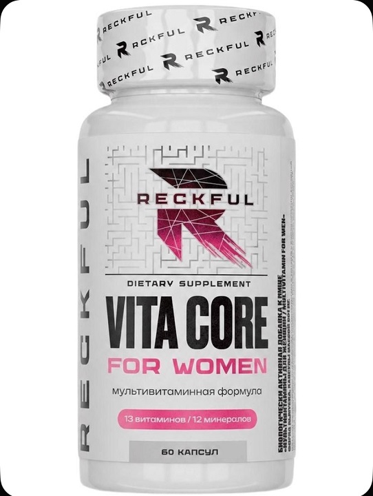 Комплекс витаминов Reckful Vita Core for women 60 капсул