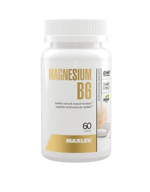 MAXLER Magnesium B6 60 таб