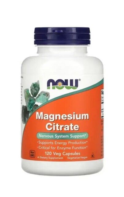 NOW Foods Magnesium Citrate 400 мг 120 капсул