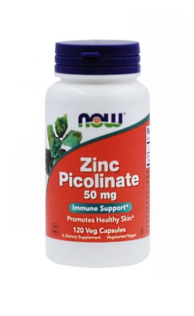 NOW Foods Zinc Picolinate 50 мг в капсулах